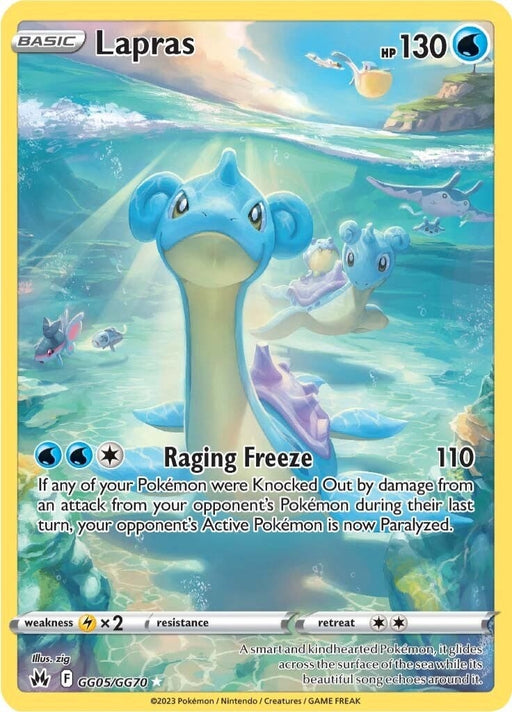 Image for Lapras (GG05/GG70) (Holofoil) [Crown Zenith: Galarian Gallery] - Pokemon