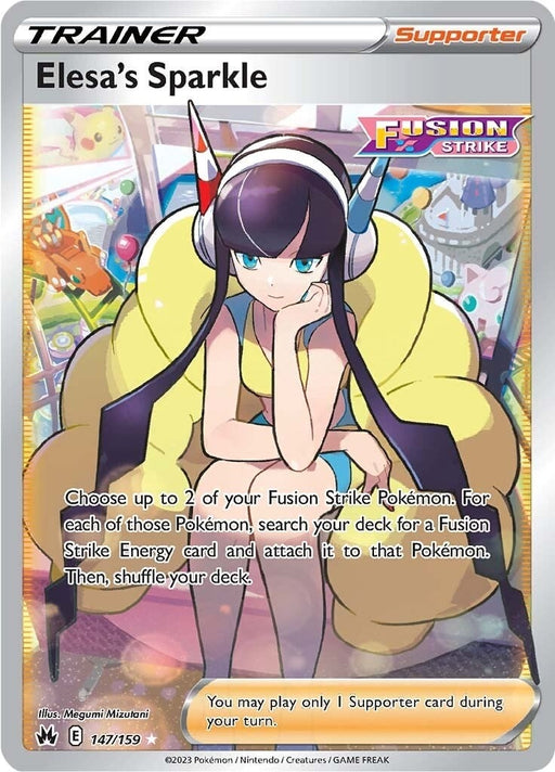 Image for Elesa's Sparkle (Full Art) (147/159) (Holofoil) [Crown Zenith] - Pokemon