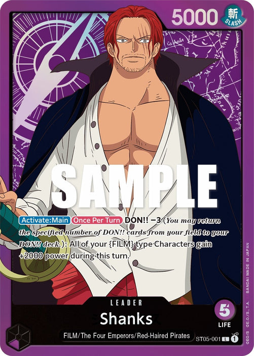 Shanks [ST05-001] (Starter Deck 5: Film Edition)