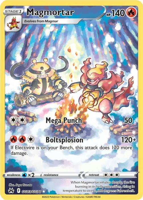 Image for Magmortar (GG03/GG70) (Holofoil) [Crown Zenith: Galarian Gallery] - Pokemon