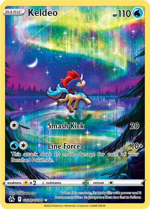 Image for Keldeo (GG07/GG70) (Holofoil) [Crown Zenith: Galarian Gallery] - Pokemon