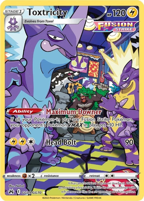 Image for Toxtricity (GG09/GG70) (Holofoil) [Crown Zenith: Galarian Gallery] - Pokemon