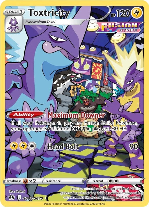 Image for Toxtricity (GG09/GG70) (Holofoil) [Crown Zenith: Galarian Gallery] - Pokemon