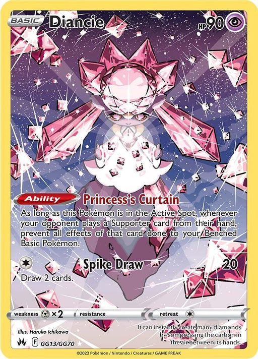 Image for Diancie (GG13/GG70) (Holofoil) [Crown Zenith: Galarian Gallery] - Pokemon