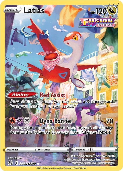 Image for Latias (GG20/GG70) (Holofoil) [Crown Zenith: Galarian Gallery] - Pokemon