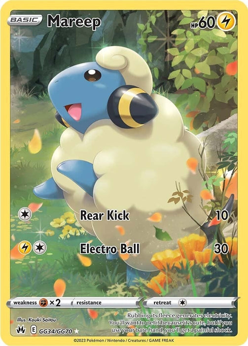 Image for Mareep (GG34/GG70) (Holofoil) [Crown Zenith: Galarian Gallery] - Pokemon