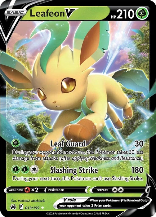 Image for Leafeon V (013/159) (Holofoil) [Crown Zenith] - Pokemon