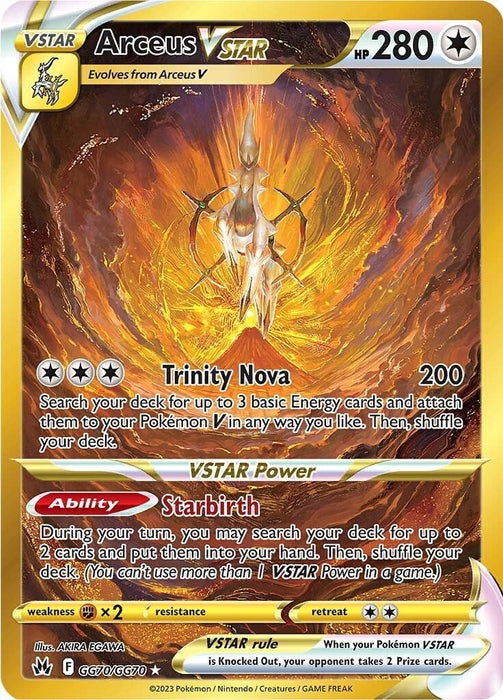 Image for Arceus VSTAR (Secret) (GG70/GG70) (Holofoil) [Crown Zenith: Galarian Gallery] - Pokemon