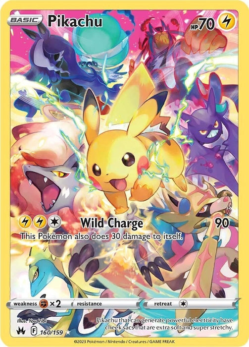 Image for Pikachu (Secret) (160/159) (Holofoil) [Crown Zenith] - Pokemon