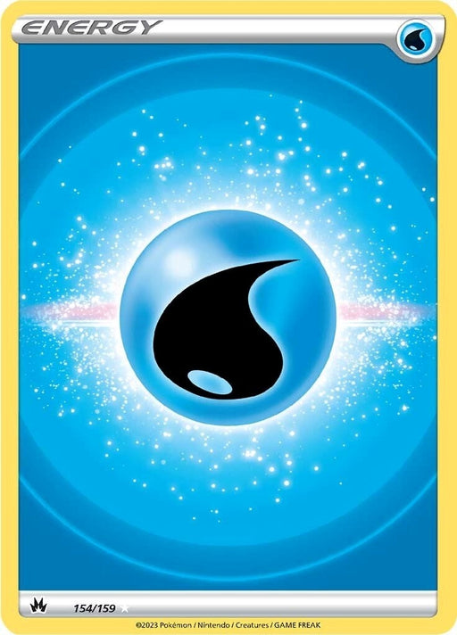 Image for Water Energy (Texture Full Art) (154/159) (Holofoil) [Crown Zenith] - Pokemon