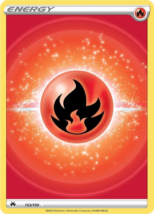 Image for Fire Energy (Texture Full Art) (153/159) (Holofoil) [Crown Zenith] - Pokemon