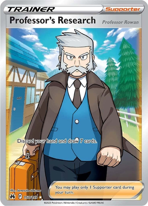 Image for Professor's Research (Full Art) (150/159) (Holofoil) [Crown Zenith] - Pokemon