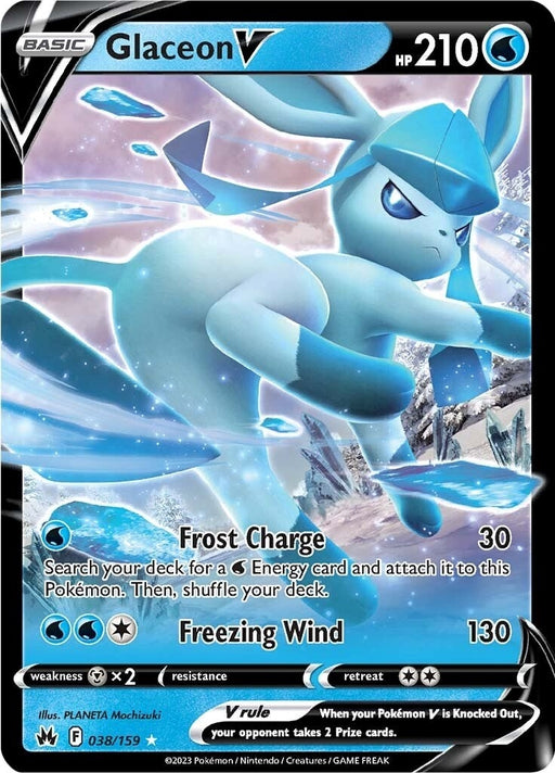 Image for Glaceon V (038/159) (Holofoil) [Crown Zenith] - Pokemon
