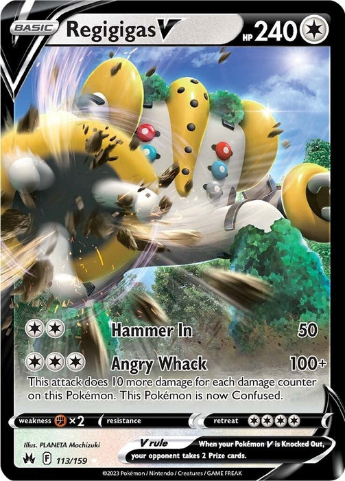 Image for Regigigas V (113/159) (Holofoil) [Crown Zenith] - Pokemon