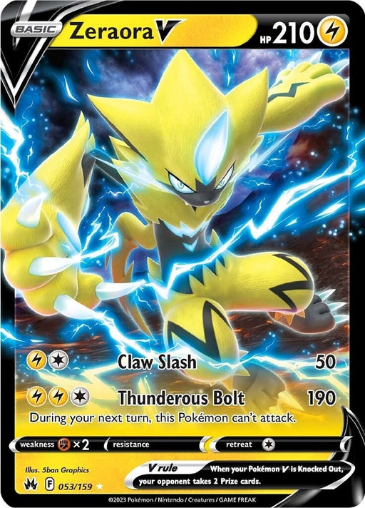 Image for Zeraora V (053/159) (Holofoil) [Crown Zenith] - Pokemon