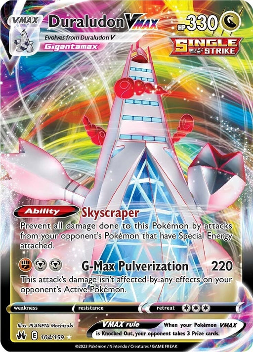 Image for Duraludon VMAX (104/159) (Holofoil) [Crown Zenith] - Pokemon