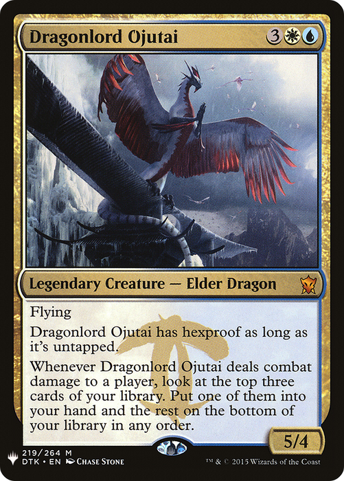 Dragonlord Ojutai [PLST-DTK-219] - The List