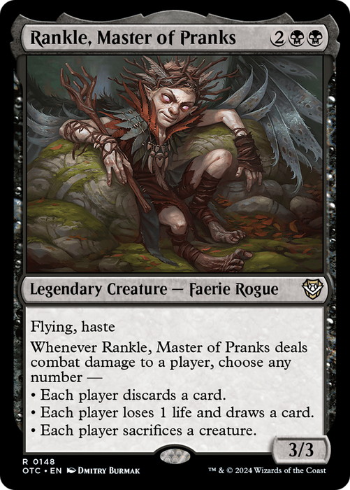 Rankle, Master of Pranks [OTC-148] - Outlaws of Thunder Junction Commander