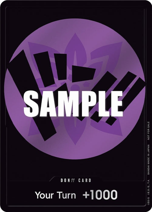DON!! Card (Purple) (Foil) [One Piece Promotion Cards]