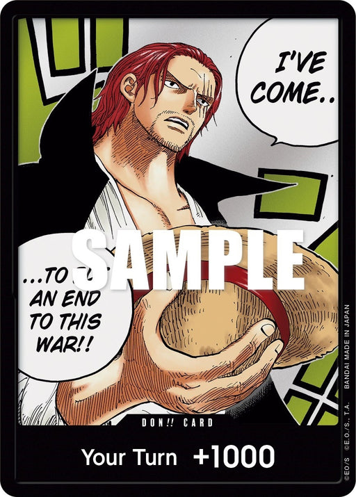 Image for DON!! Card (Manga) (Foil) [Paramount War] - One Piece Card Game