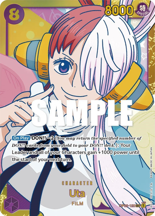 Uta (OP02-120) (Foil) [Paramount War]