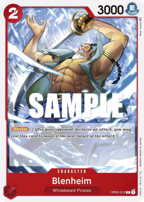 Image for Blenheim (OP02-012) [Paramount War] - One Piece Card Game
