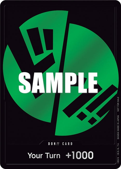 DON!! Card (Green) (Foil) [One Piece Promotion Cards]