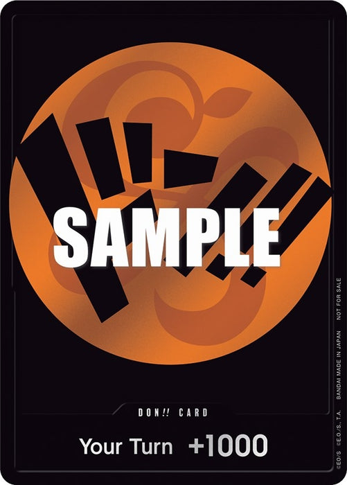 DON!! Card (Orange) (Foil) [One Piece Promotion Cards]
