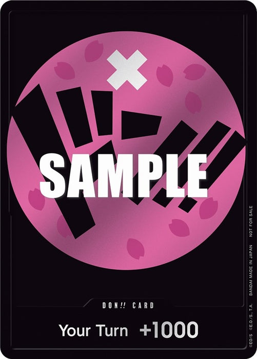 DON!! Card (Pink) (Foil) [One Piece Promotion Cards]