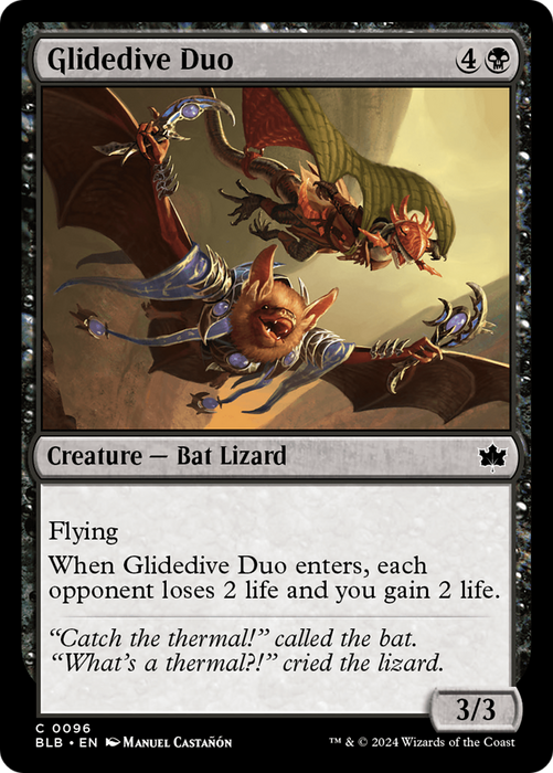 Glidedive Duo [BLB-096] Foil - Bloomburrow