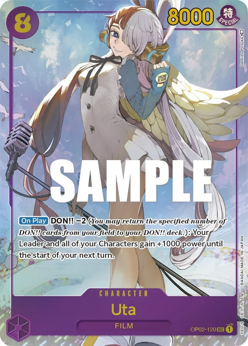 Uta (Alternate Art) (OP02-120) (Foil) [Paramount War]