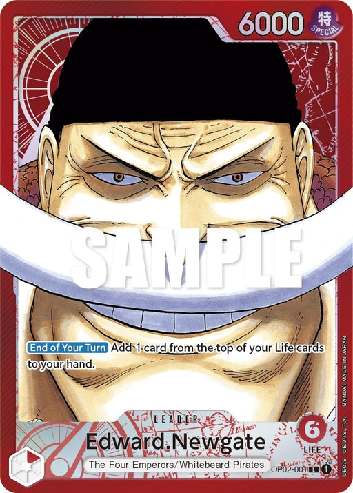 Image for Edward.Newgate (001) (Alternate Art) (OP02-001) (Foil) [Paramount War] - One Piece Card Game