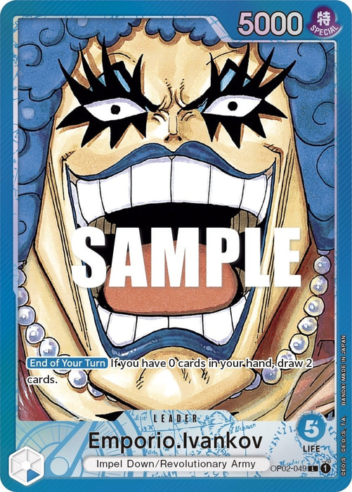 Image for Emporio.Ivankov (049) (Alternate Art) (OP02-049) (Foil) [Paramount War] - One Piece Card Game