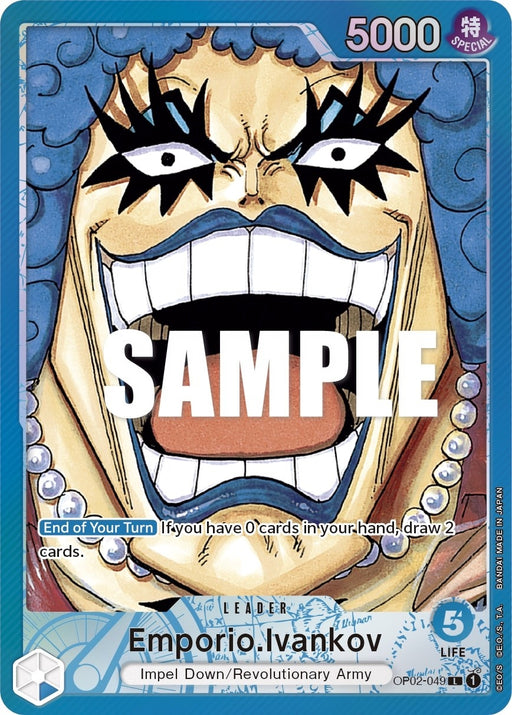 Image for Emporio.Ivankov (049) (Alternate Art) (OP02-049) (Foil) [Paramount War] - One Piece Card Game