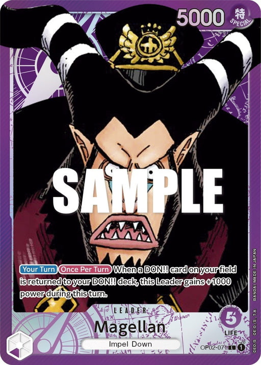Image for Magellan (071) (Alternate Art) (OP02-071) (Foil) [Paramount War] - One Piece Card Game