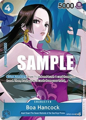 Image for Boa Hancock (Box Topper) (OP02-059) (Foil) [Paramount War] - One Piece Card Game