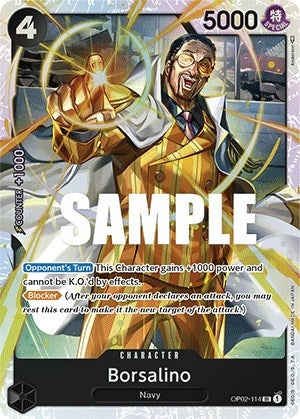 Image for Borsalino (OP02-114) (Foil) [Paramount War] - One Piece Card Game