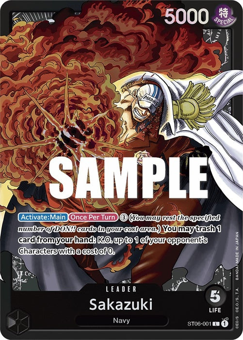 Sakazuki [ST06-001] (Starter Deck 6: Absolute Justice)