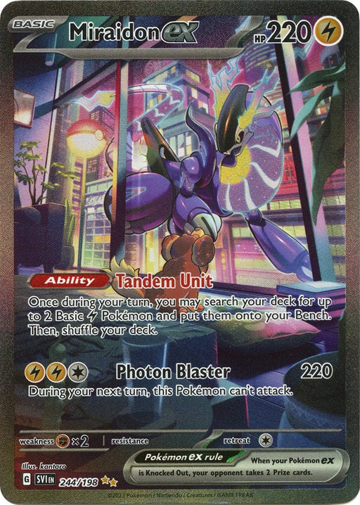 Image for Miraidon ex (244/198) (Holofoil) [SV01: Scarlet & Violet Base Set] - Pokemon