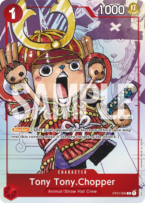 Tony Tony.Chopper - ST01-006 (Alternate Art) [ST01-006] (One Piece Promotion Cards)