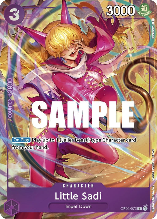 Image for Little Sadi (Alternate Art) (OP02-073) (Foil) [Paramount War] - One Piece Card Game