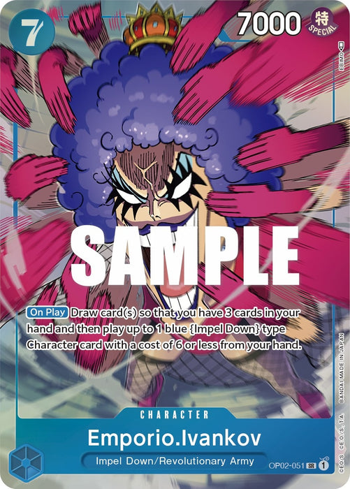 Emporio.Ivankov (051) (Alternate Art) (OP02-051) (Foil) [Paramount War]