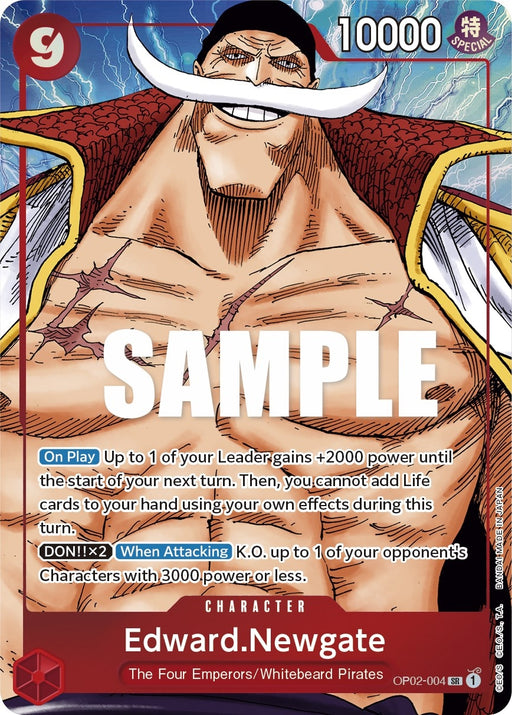 Image for Edward.Newgate (004) (Alternate Art) (OP02-004) (Foil) [Paramount War] - One Piece Card Game