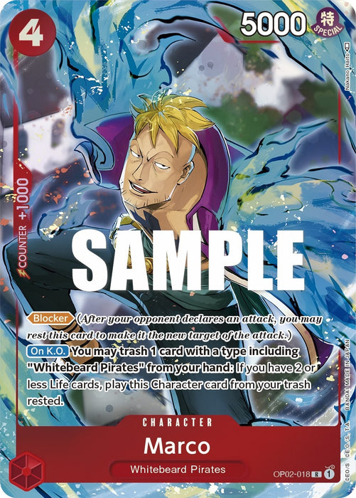 Image for Marco (Alternate Art) (OP02-018) (Foil) [Paramount War] - One Piece Card Game