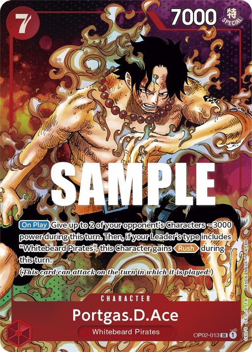 Image for Portgas.D.Ace (Parallel) (OP02-013) (Foil) [Paramount War] - One Piece Card Game
