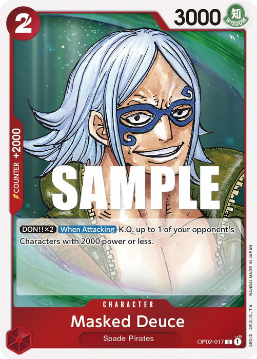 Masked Deuce (OP02-017) (Foil) [Paramount War]