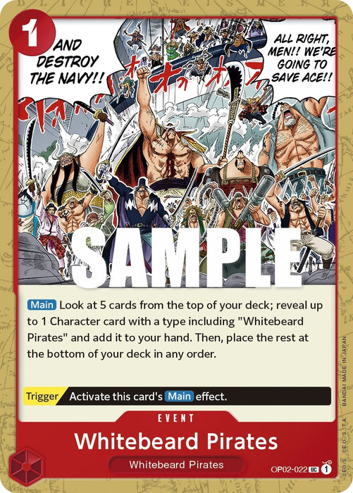 Image for Whitebeard Pirates (OP02-022) [Paramount War] - One Piece Card Game