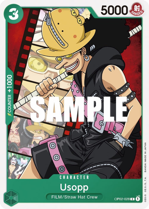 Image for Usopp (OP02-028) [Paramount War] - One Piece Card Game
