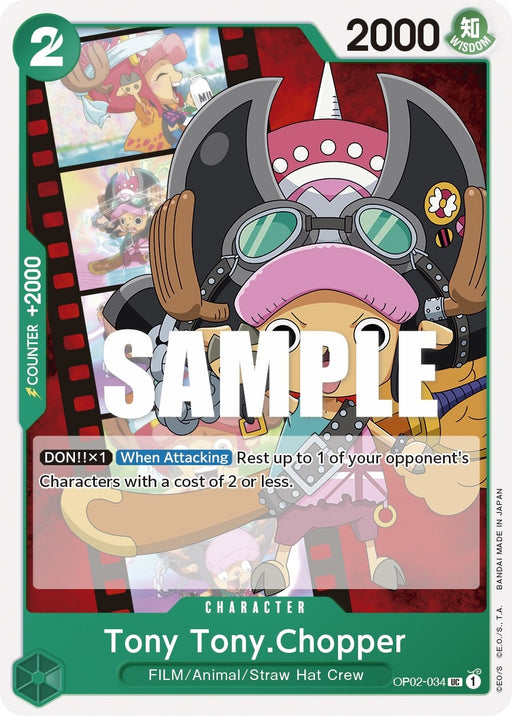 Image for Tony Tony.Chopper (OP02-034) [Paramount War] - One Piece Card Game