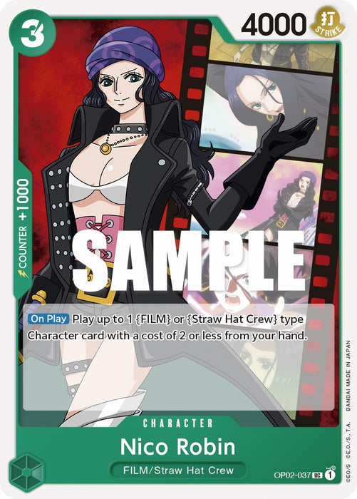 Image for Nico Robin (OP02-037) [Paramount War] - One Piece Card Game